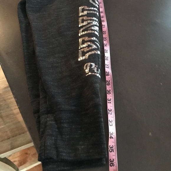 PINK Victoria's Secret Black Joggers - Picture 5 of 6